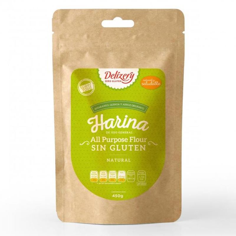 Delizery Organic Gluten-Free Flour 16 oz Main image