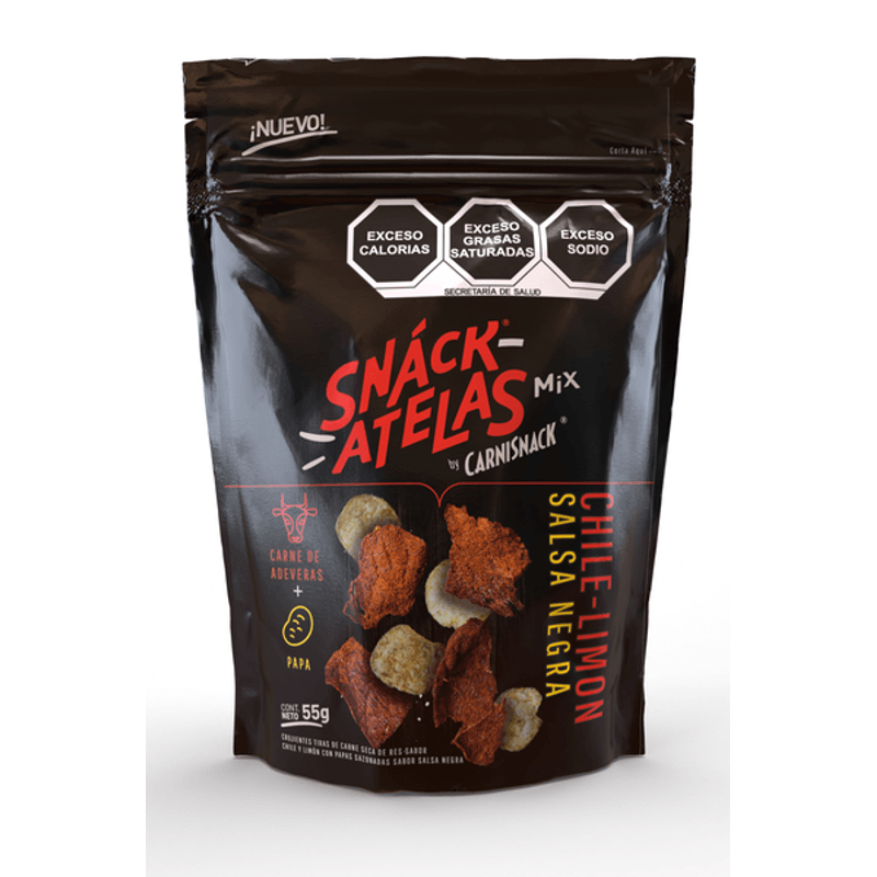 Snackatelas Potato & Dried Meat Black Sauce Snack 1.9 oz Main image