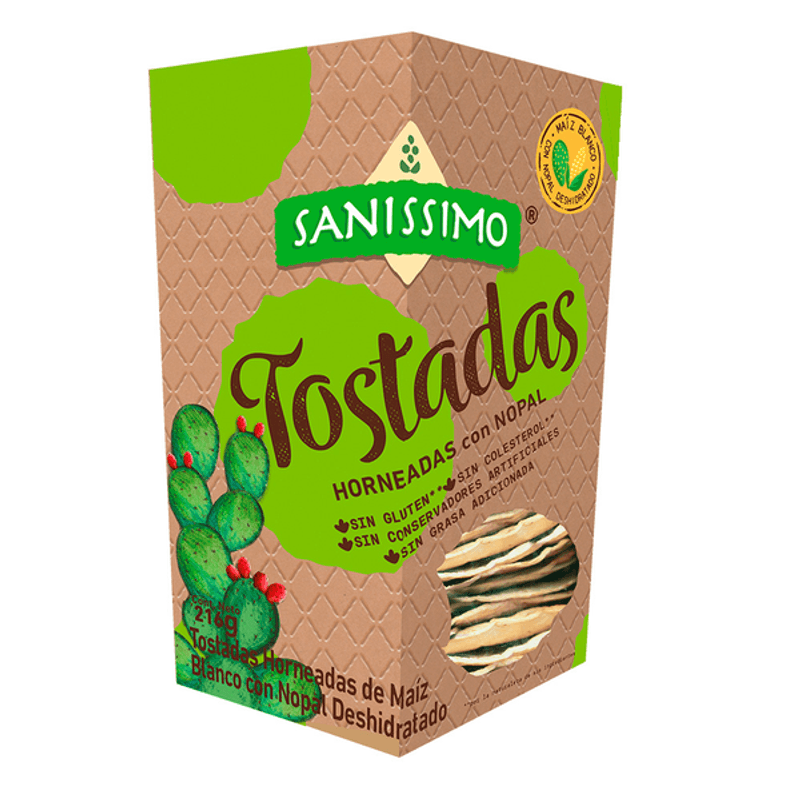 Sanissimo Baked Nopal Toast 7.6 oz Main image