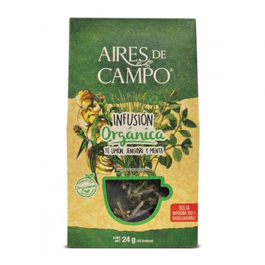 Aires de Campo Lemon, Ginger & Mint Tea 1 oz