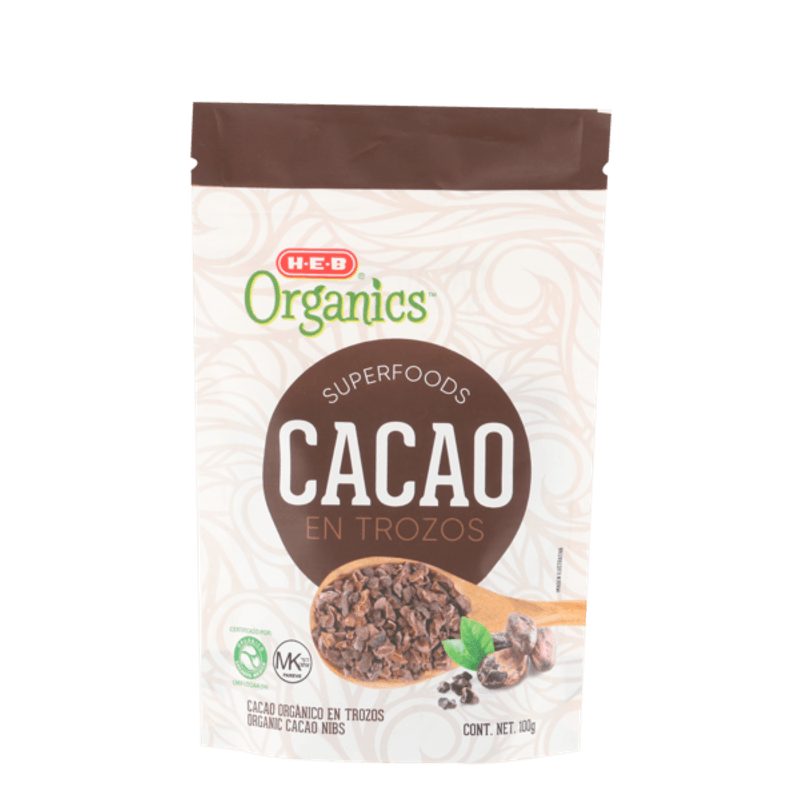 HEB Organics Superfood Cacao Nibs 4 oz