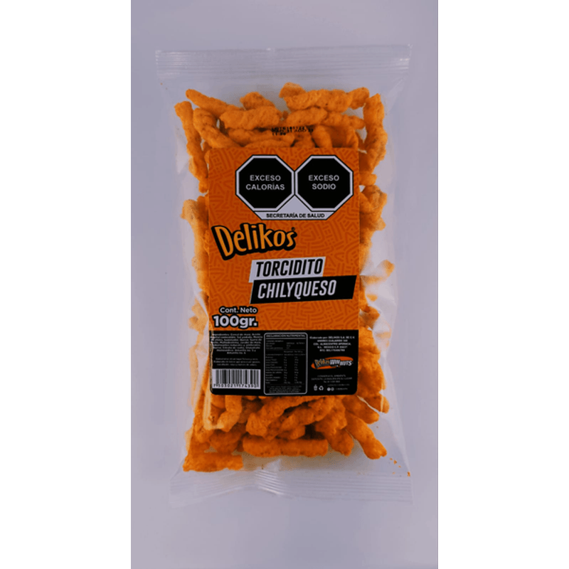 Delikos Chilyqueso Twisted Corn Snack - 3.5 oz