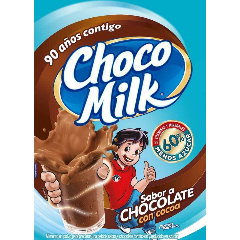 Choco Milk 60% Less Sugar Chocolate Powder, 16 oz