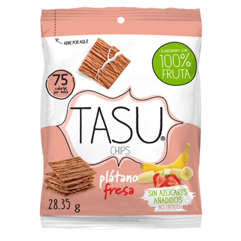 Tasu Banana-Strawberry Chips 1 oz