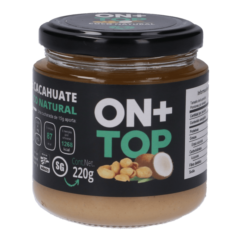 On Top Sugar-Free Peanut Cream with Coconut 8 oz Main image