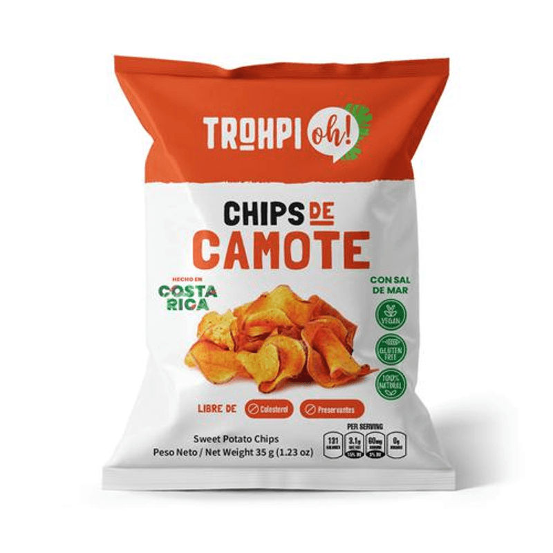 Trohpi Oh Sweet Potato Chips, 3 oz Main image