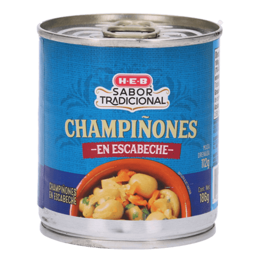 Heb Pickled Mushrooms in Can 7 oz