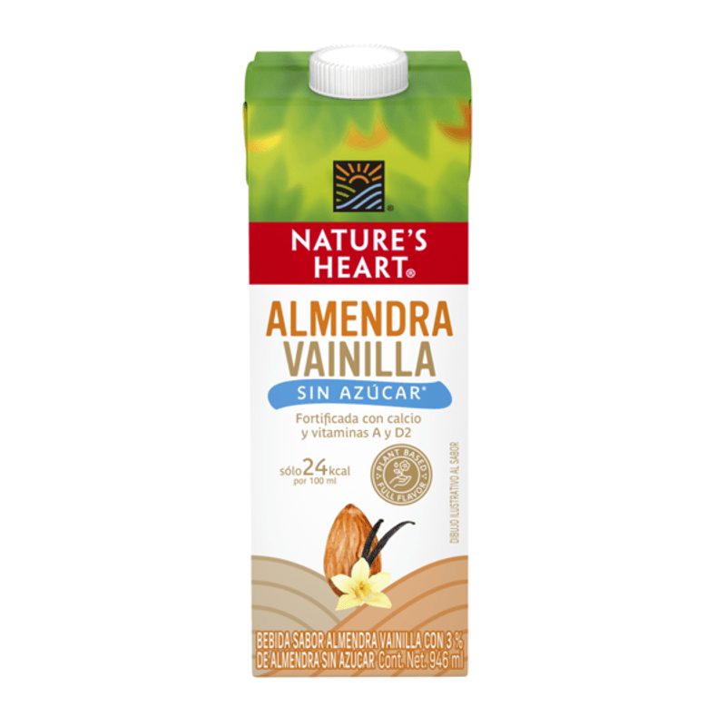 Nature's Heart Almond Vanilla Sugar-Free Liquid Food 32 oz Main image