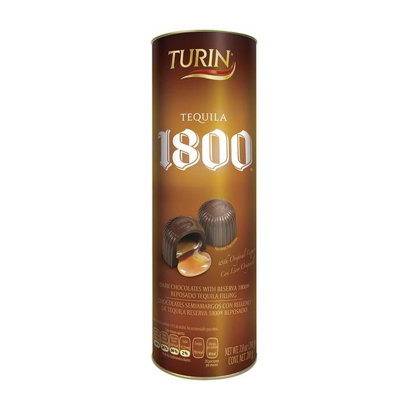 Turin Tequila 1800 Filled Chocolate 7 oz