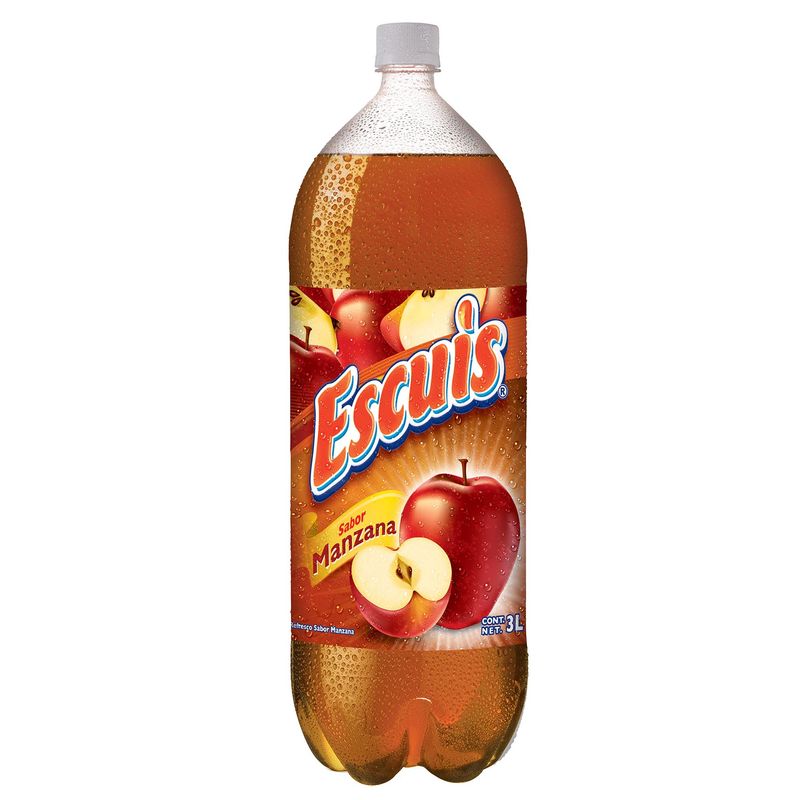 Escuis Apple Flavored Soda 101.4 fl oz Main image
