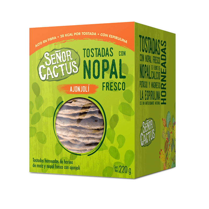 Sesame Señor Cactus Nopal Toasts 7.8 oz