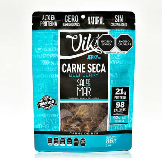 Vik's Jerky Sea Salt Beef Jerky 3 oz