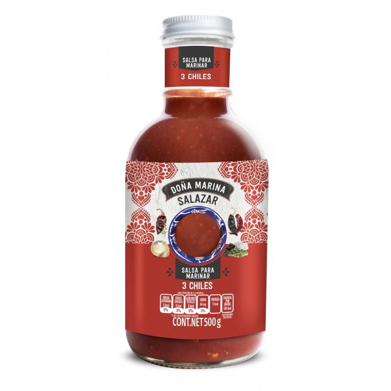 Doña Marina Three Chiles Marinade Sauce 18 oz Main image