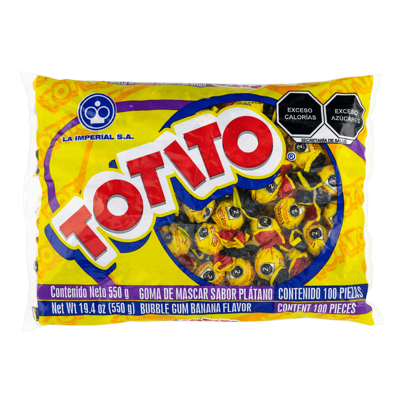 Totito Banana Gum - 100 Pieces