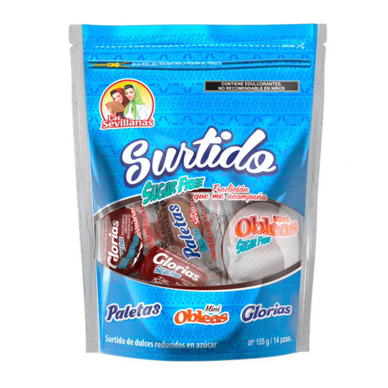 Las Sevillanas Sugar-Free Assorted Sweets 14 pcs 5 oz Main image