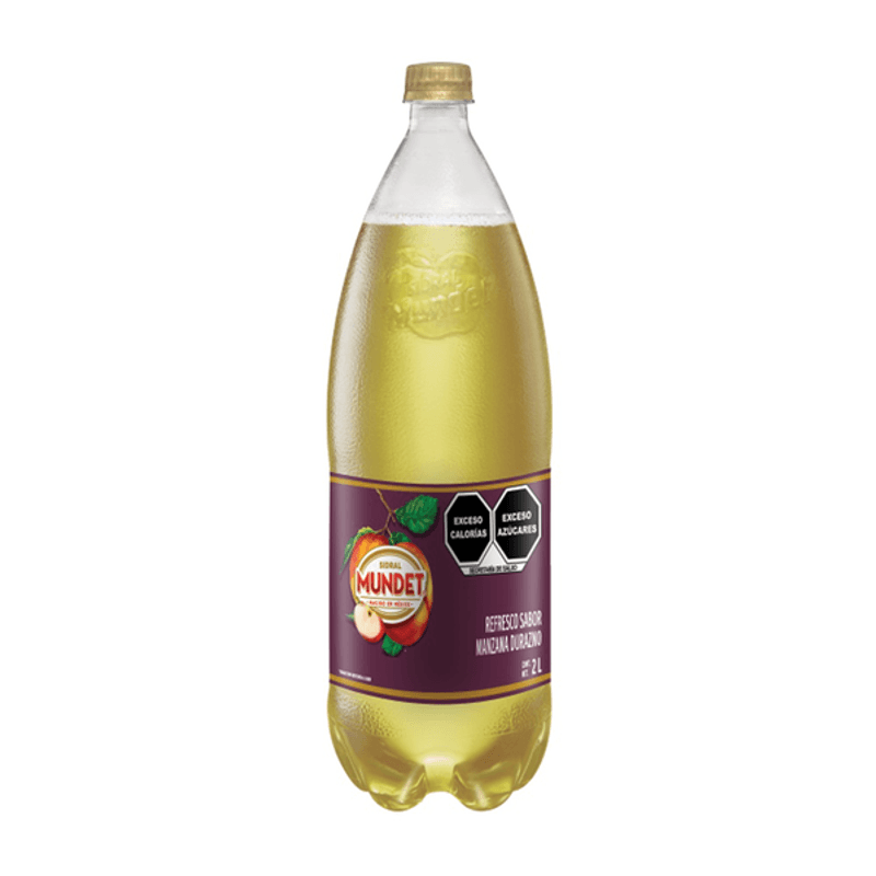Sidral Mundet Apple Peach Flavor Soda 68 fl oz Main image