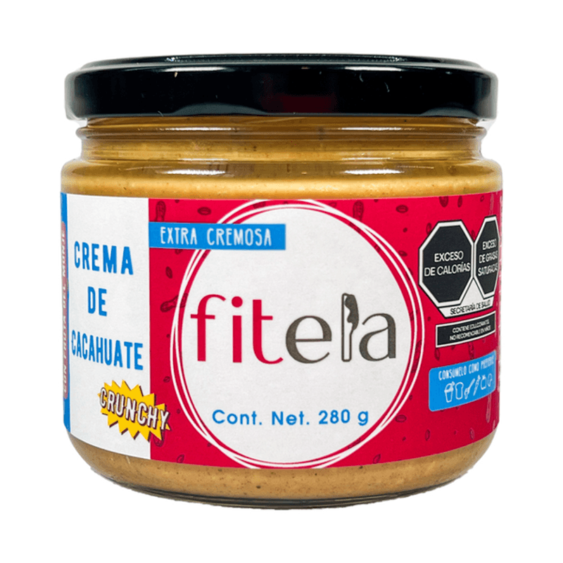 Fitela Crunchy Peanut Cream - 8 oz