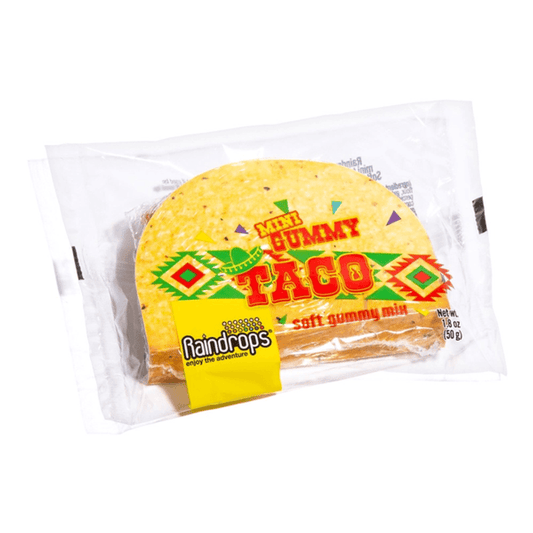 Raindrops Mini Taco Shaped Gummies 2 oz