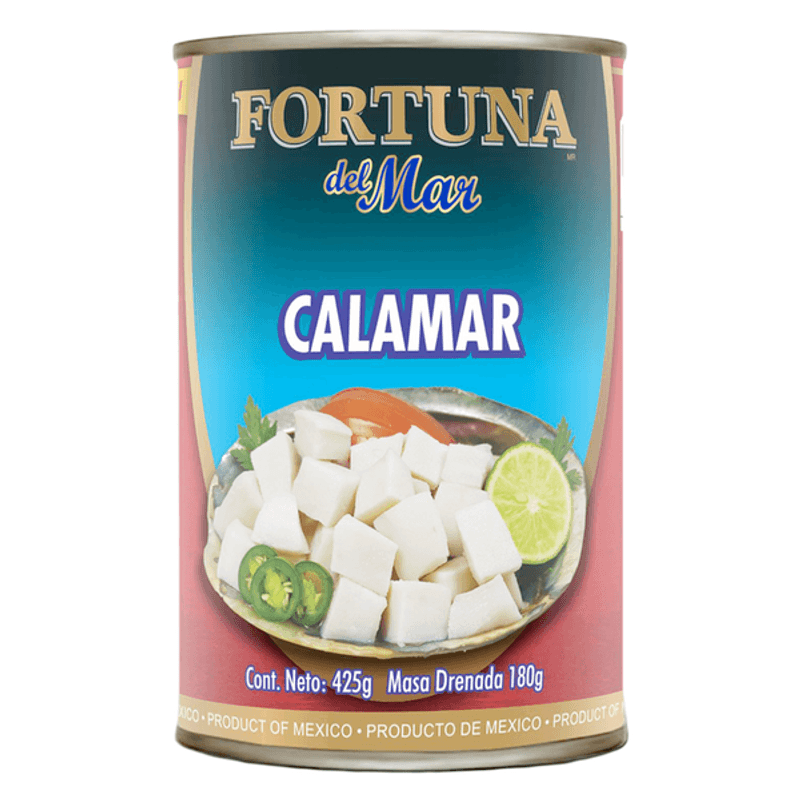 Fortuna del Mar Cubed Squid 15 oz