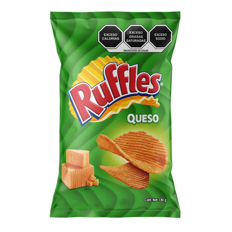 Ruffles Cheese Flavored Wavy Potato Chips 5 oz Main image
