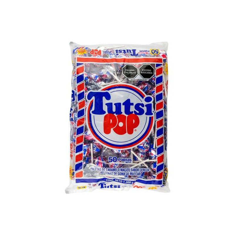 Solid Caramel Cherry Pop Lollipop - 50 Pieces Main image