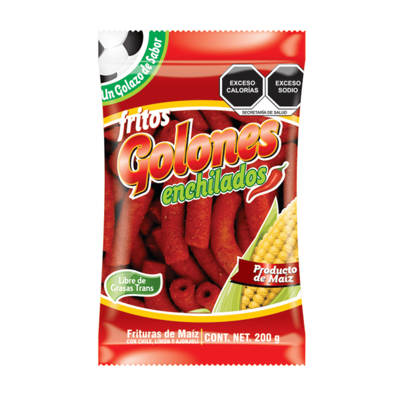 Golones Spicy Corn Snacks - 7 oz