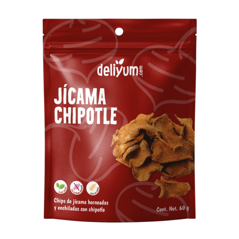 Deliyum Jicama Chipotle Chips 2 oz