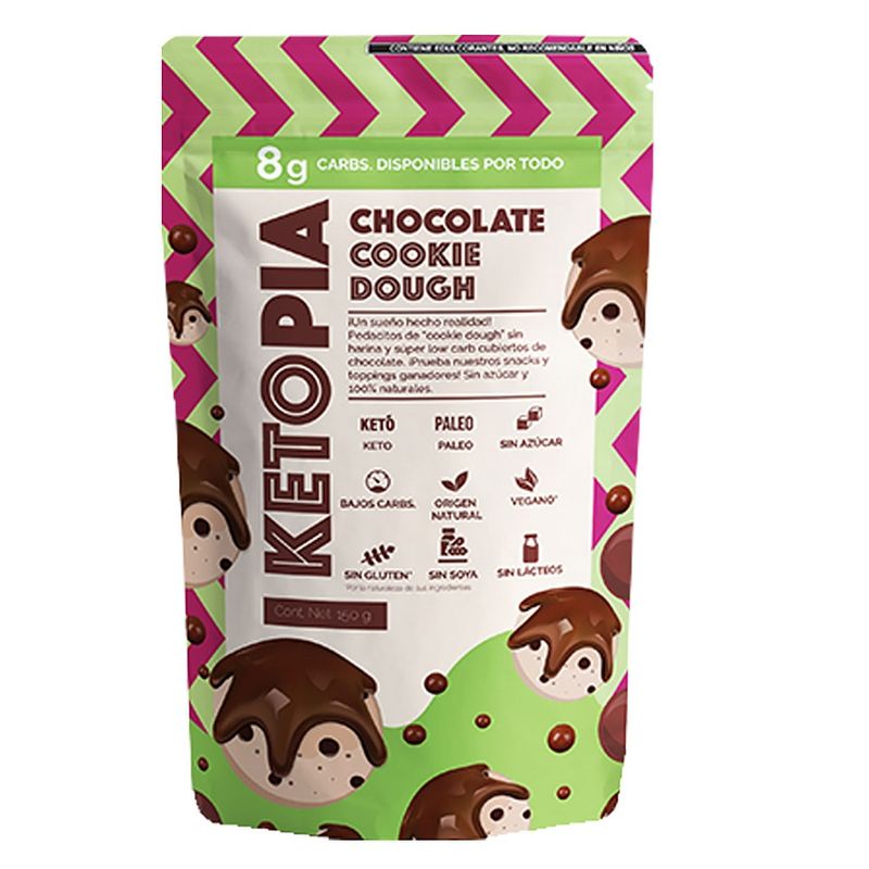 Ketopia Chocolate Covered Cookie Dough Bites, 5 oz Main image