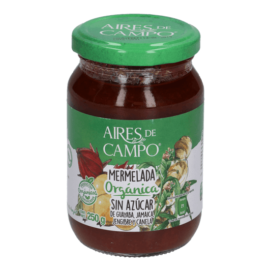 Sugar-Free Guava, Hibiscus, Ginger, and Cinnamon Jam - 9 oz