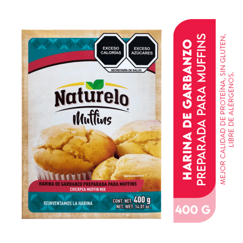Naturelo Chickpea Muffin Mix, 14 oz Main image