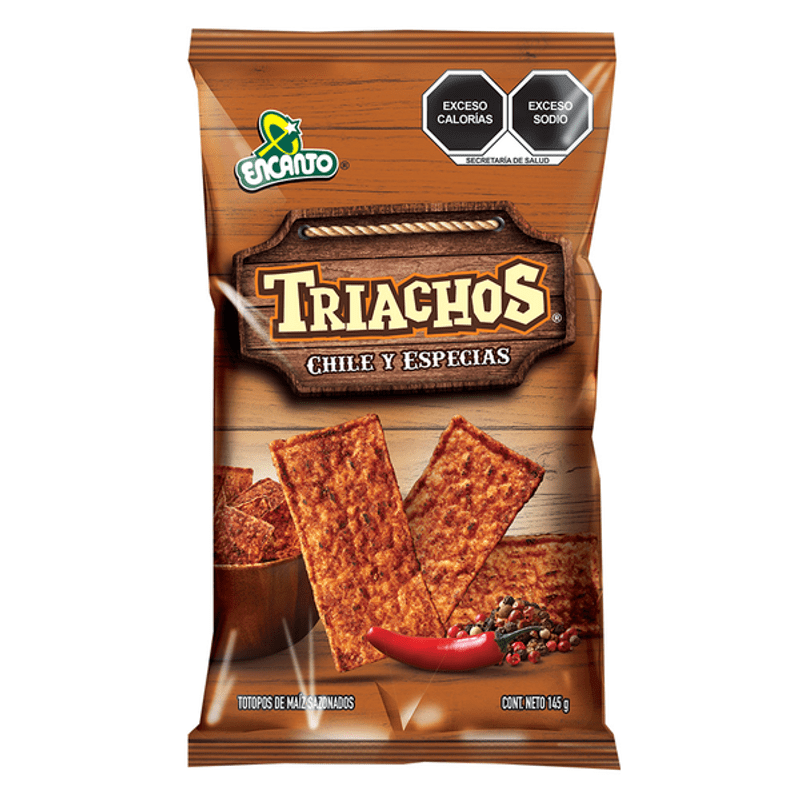 Encanto Triachos Chili and Spices Snack, 5 oz