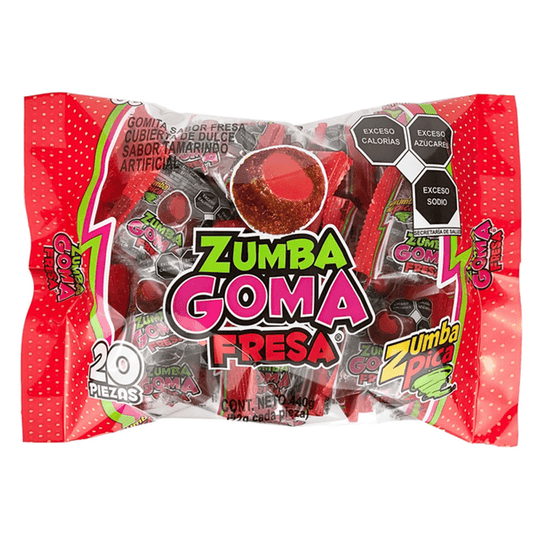 Zumba Strawberry Gummies - 20 Pcs