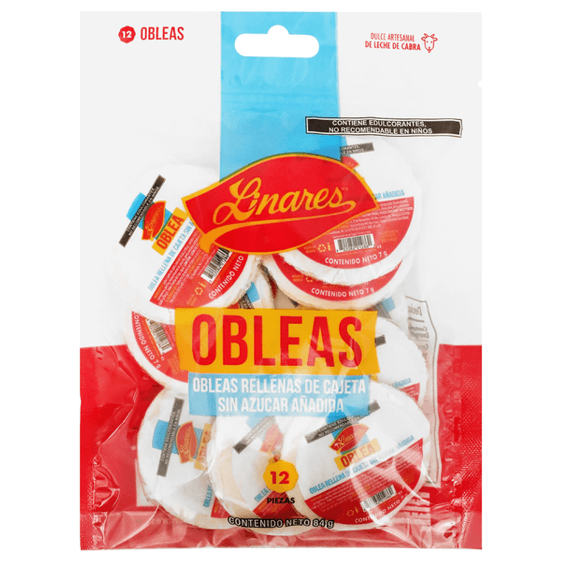 Linares Sugar-Free Wafers 12 Pieces