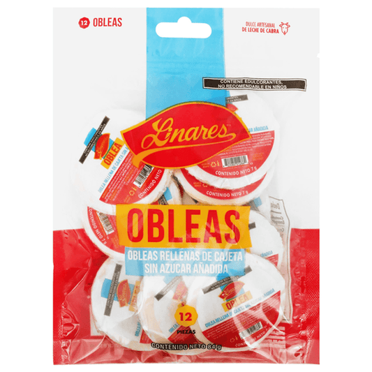 Sugar-Free Linares Wafers - 12 Pieces