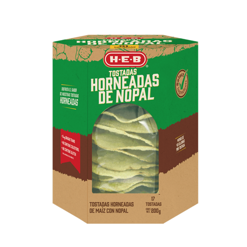 Heb Baked Nopal Tostada 7 oz