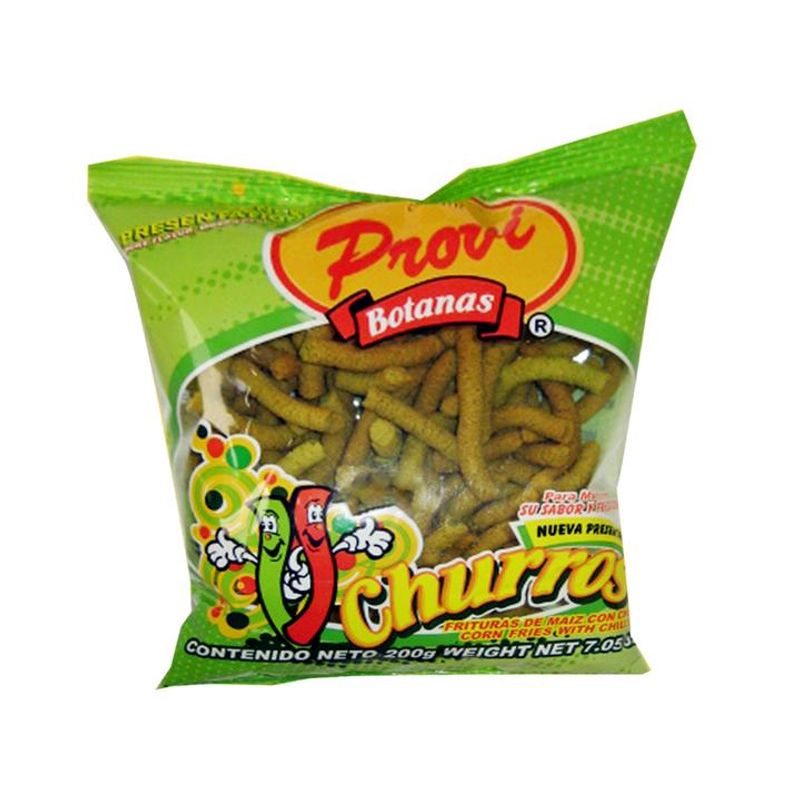 Provi Corn Snacks Green Red Churros 7 oz