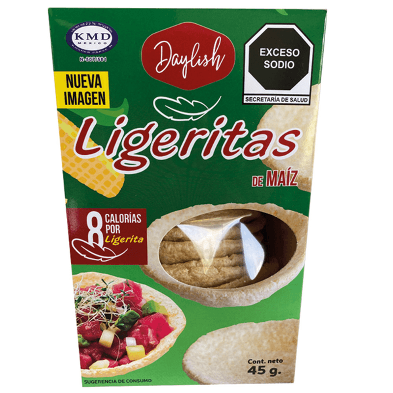 Daylish Light Corn Chips, 1.6 oz Main image