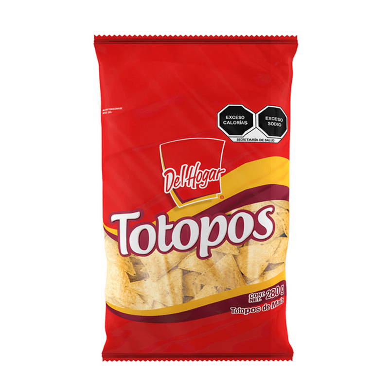 Del Hogar- Home Style Corn Totopos 10 oz
