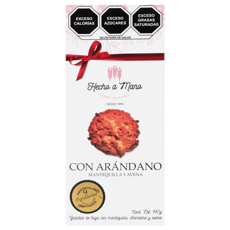 Hecho a Mano Blueberry Butter Oat Cookies 7 oz Main image