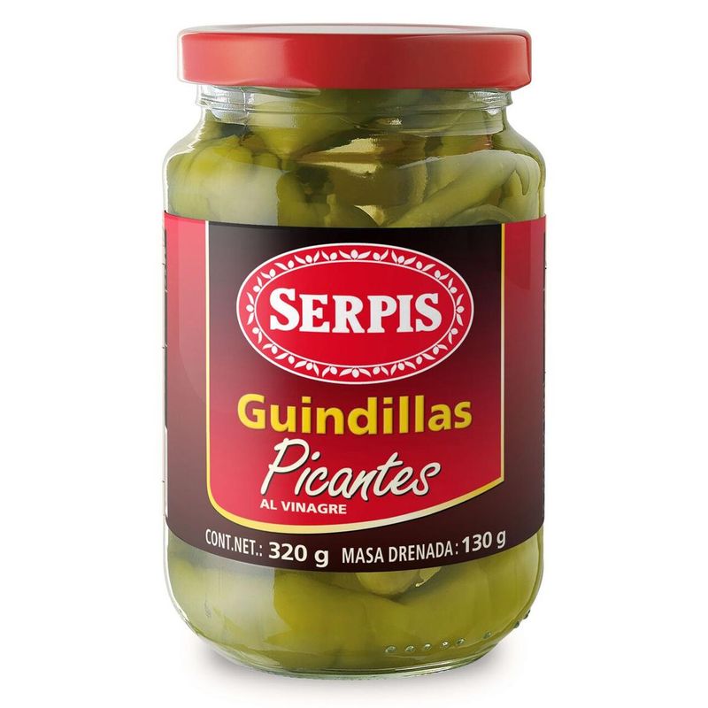 Serpis Spicy Chillies in Vinegar 11 oz Main image