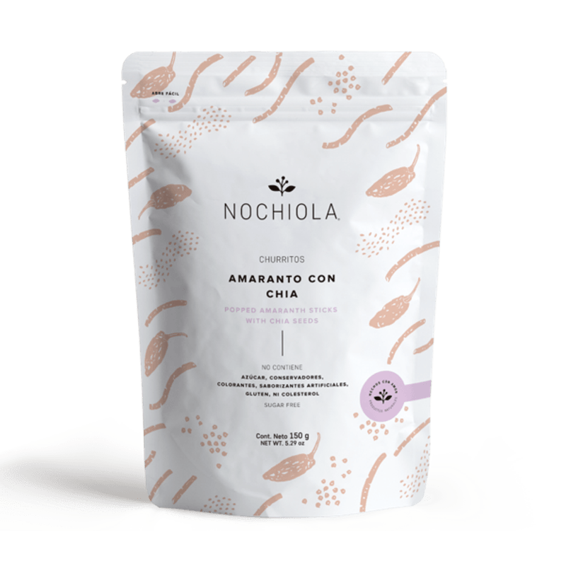 Nochiola Amaranth Churritos with Chia 5 oz Main image