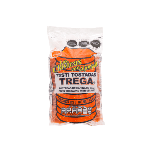 Trega Red Sesame Toasted Tortillas 8 oz