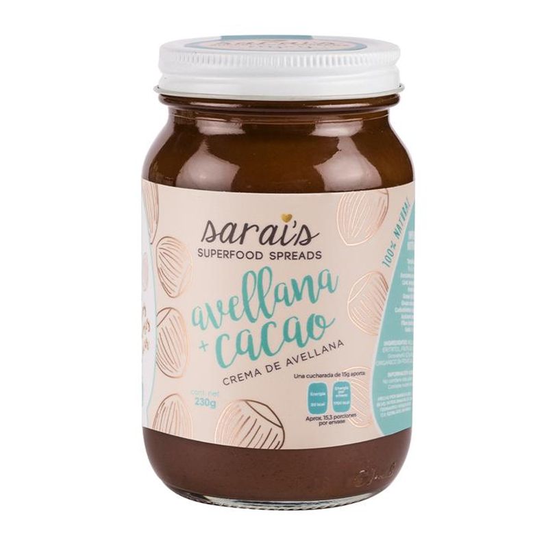 Sarais Hazelnut Spread with Cocoa - 8 oz Main image
