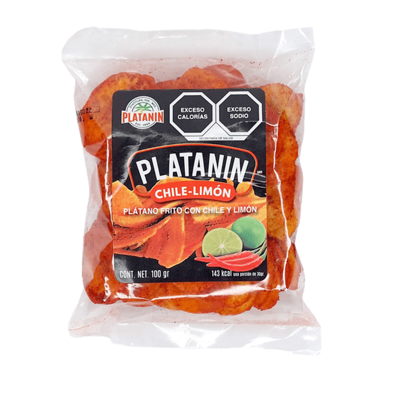 Platanin Dried Bananas with Lemon and Chili, 3 oz Main image
