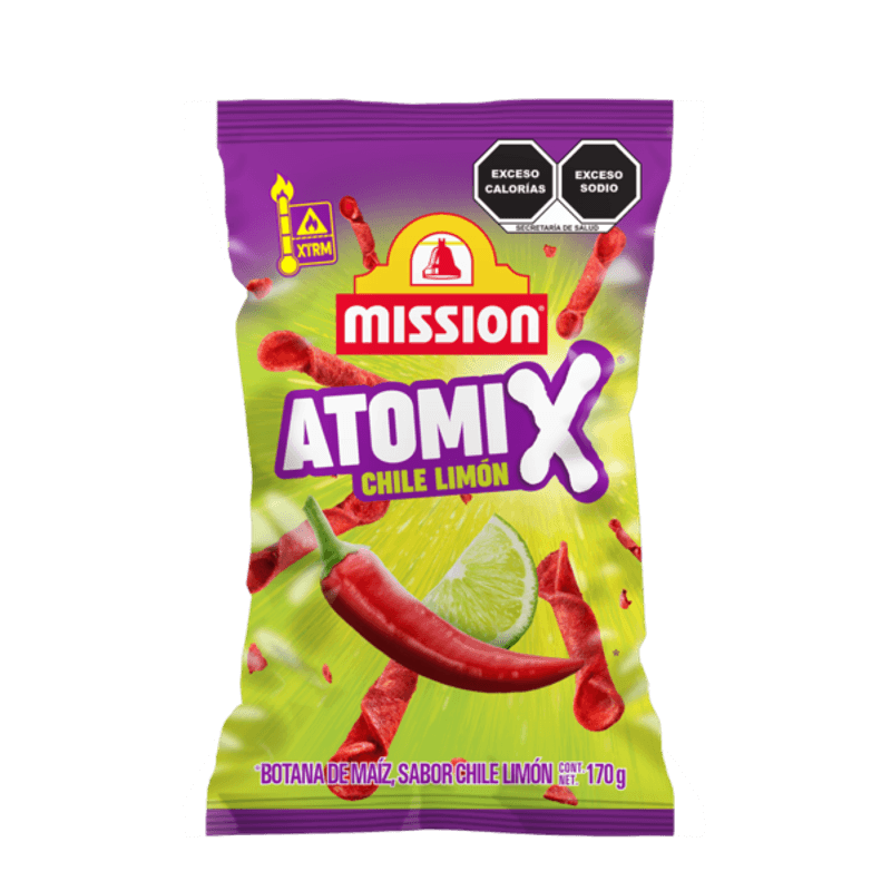 Mission Atomix Churritos Chili Lime, 6 oz Main image