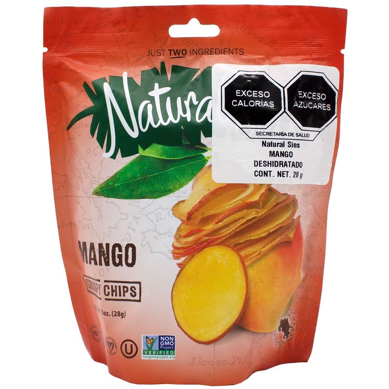 Natural Sins Dehydrated Mango Chips 1 oz