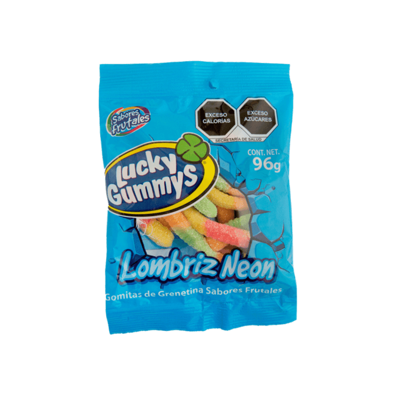 Lucky Neon Worm Gummies - 3.5 oz Main image