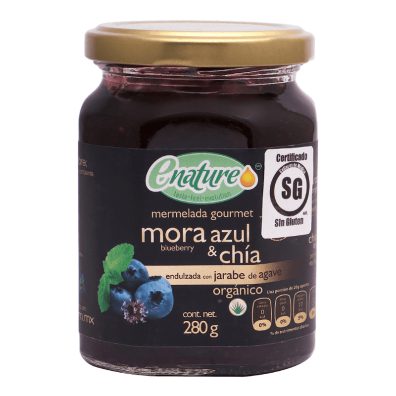 Enature Blueberry and Chia Jam - 10 oz Main image