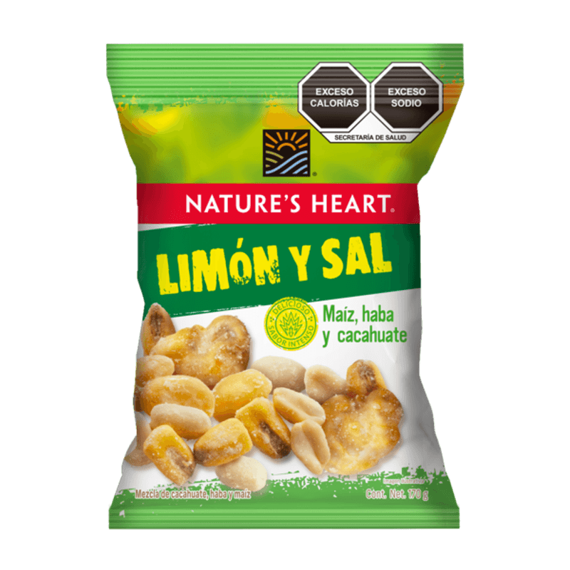 Nature's Heart Lemon and Salt Snack Mix 6 oz