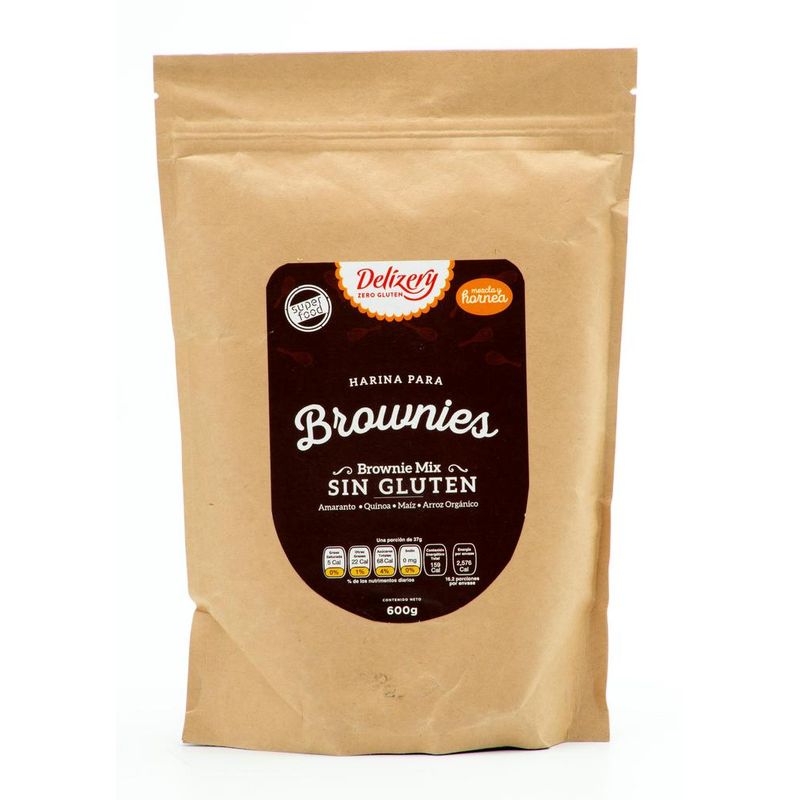 Delizery Gluten-Free Brownie Flour - 21 oz